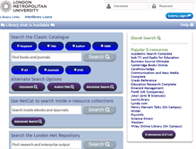 Tablet Screenshot of emu.londonmet.ac.uk